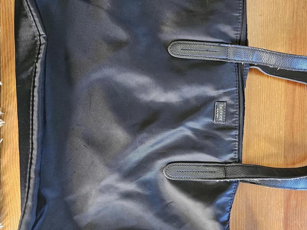 Botkier Nylon Tote Bag with Leather Handles